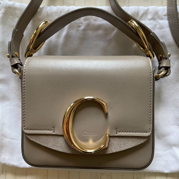 *SOLD* Mini Chloé C Bag - Motty Grey - Picture 8 of 11